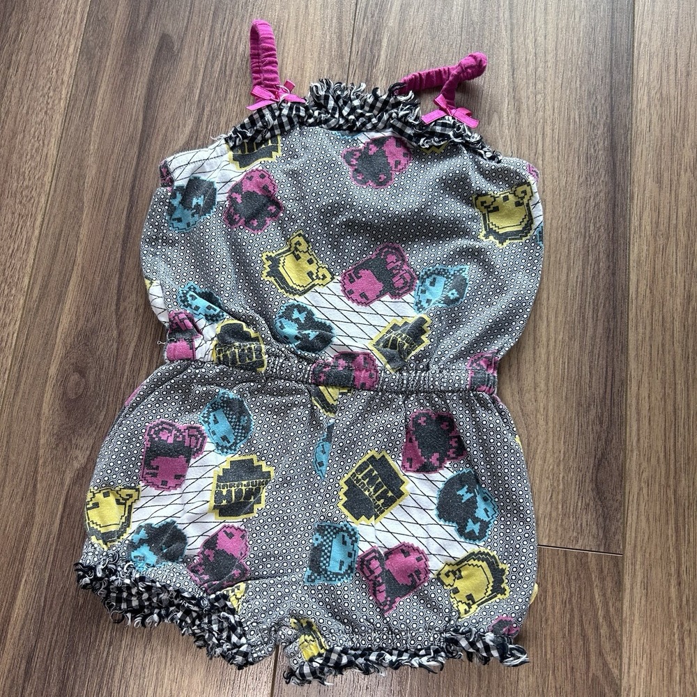 Harajuku Mini For Target Y2K Romper Pink Multicolor Girls Size 2T